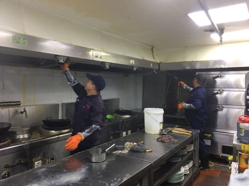 图 普陀区长寿路大型饭店油烟机清洗公司 上海保洁 清洗