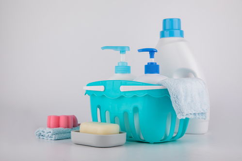 家用清洁用品清洁洗浴洗护用品摄影图 摄影图